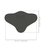 Fajas MyD MYD9016 dark gray silicone chest pad accessory for Colombian shapewear faja colombiana post-surgery use