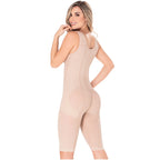 Diane & Geordi DAG-2397 beige full-body Colombian shapewear bodysuit with butt lifter, daily faja colombiana back view