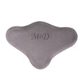 Fajas MyD 9016 gray chest binder pad with M&D embroidery, Colombian shapewear post-surgery breast support accessory