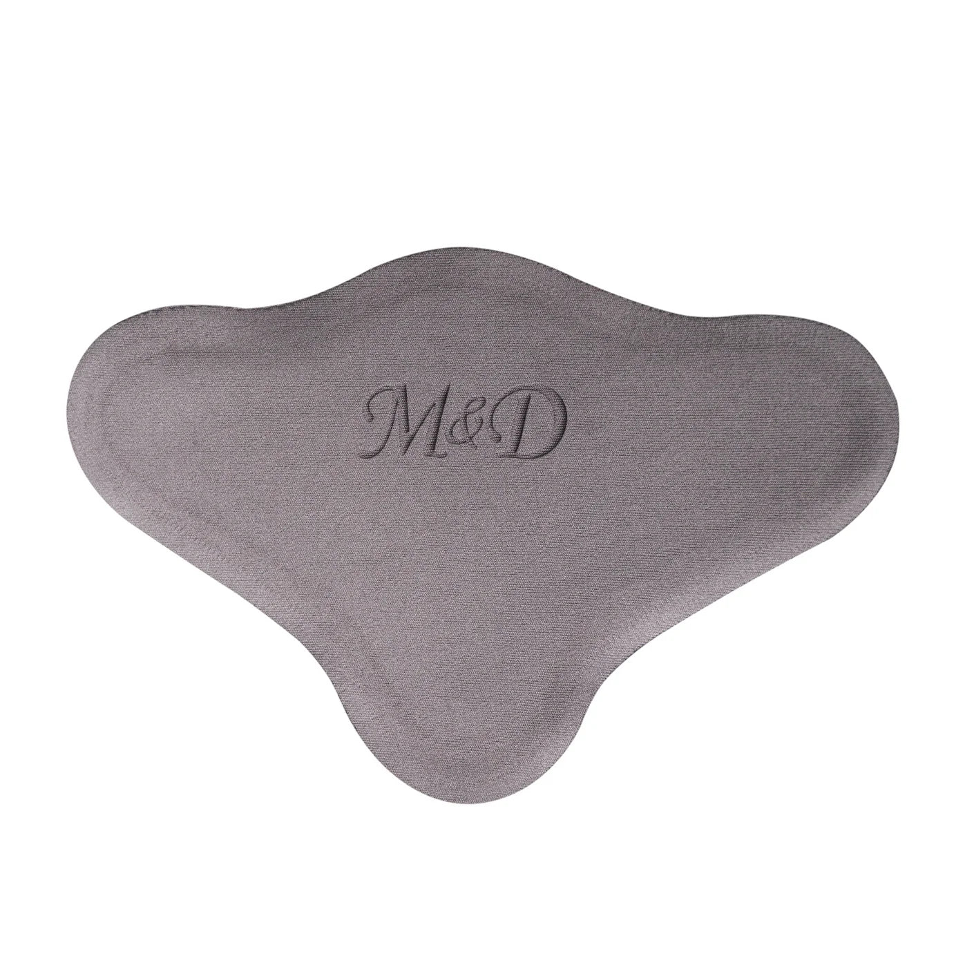 Fajas MyD 9016 gray chest binder pad with M&D embroidery, Colombian shapewear post-surgery breast support accessory