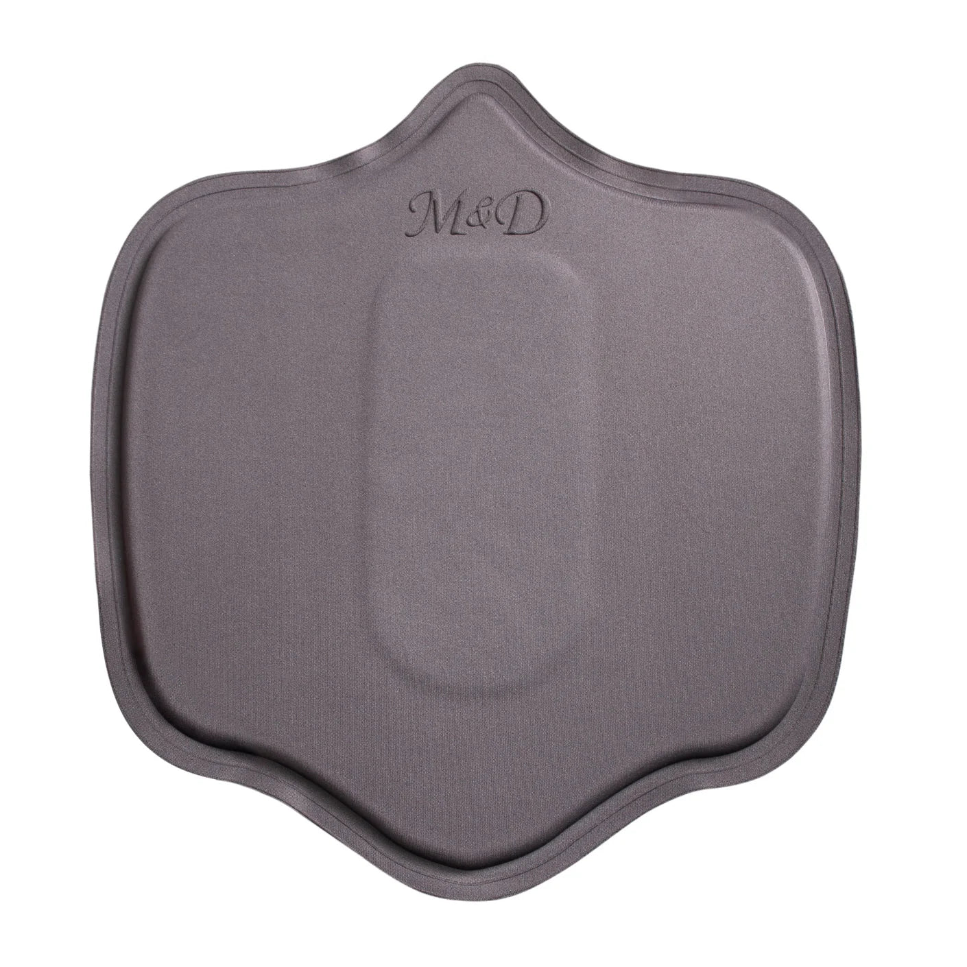 Fajas MyD MYD9105 gray ergonomic back support pad, Colombian shapewear accessory for post-surgery faja comfort