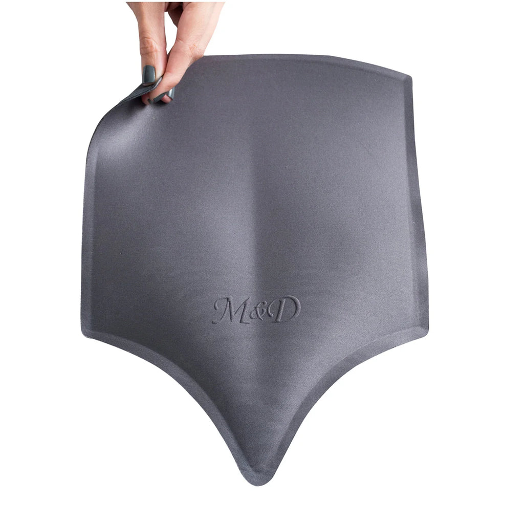 Fajas MyD MYDMLE9003 gray post-surgery faja pad insert, Colombian shapewear compression garment for body contouring