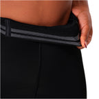 Fajas MyD SXA0 black shaper shorts waistband detail, Colombian shapewear compression garment for women daily use