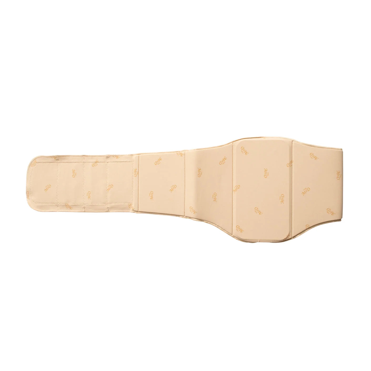 Fajas MyD MYD0100 beige abdominal board compression accessory, Colombian shapewear post-surgery faja flat view