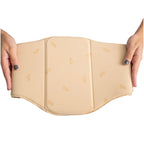 Fajas MyD MYD0100 beige lumbar back support compression garment with boning panels, Colombian shapewear for women