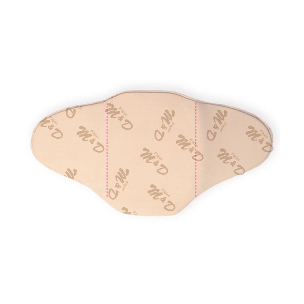 Fajas MyD 9102 nude butterfly abdominal board Colombian post-surgery compression garment front view