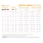Fajas MyD MYDC4053 size chart for Colombian shapewear waist trainer, faja colombiana sizing guide for women