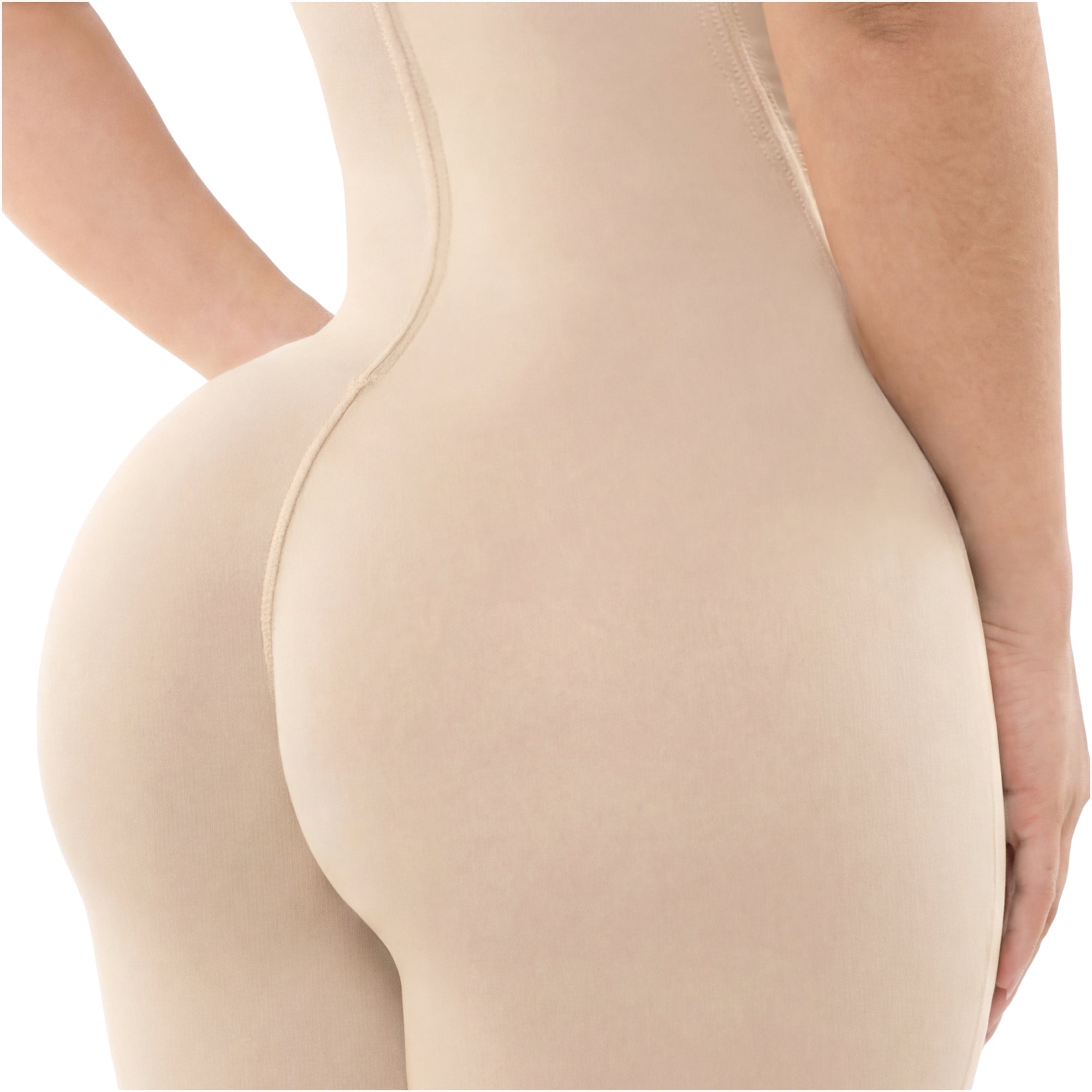 Fajas Salome 232 nude open-bust Colombian shapewear faja colombiana back view post-surgery postpartum body shaper