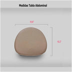 Fajas Salome 2507 beige abdominal board 10.6x10.2 inches, Colombian shapewear post-surgery compression accessory front view