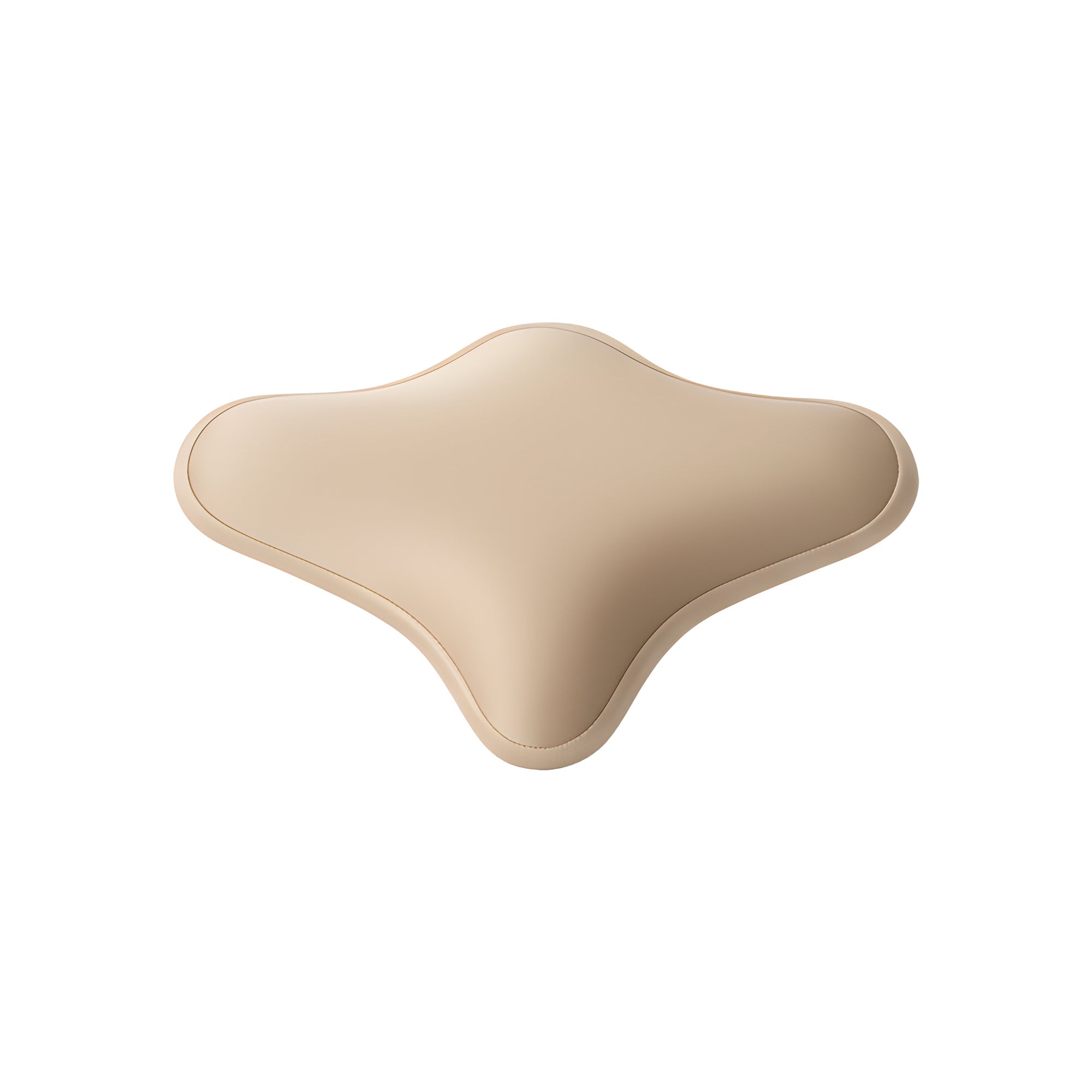 Fajas Salome 2506 beige four-point shaped cushion accessory, Colombian shapewear brand comfort support pad top view