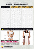 Bling Shapers BLI-099ZF Colombian shapewear size chart guide for faja colombiana compression garment beginner and expert sizi