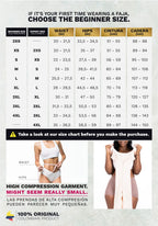 Bling Shapers BLI-573BF Colombian shapewear size chart guide for daily faja colombiana compression garment women